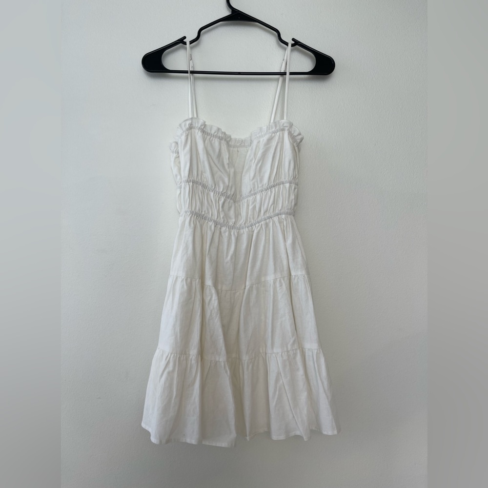 Princess Polly CEARA MINI DRESS WHITE